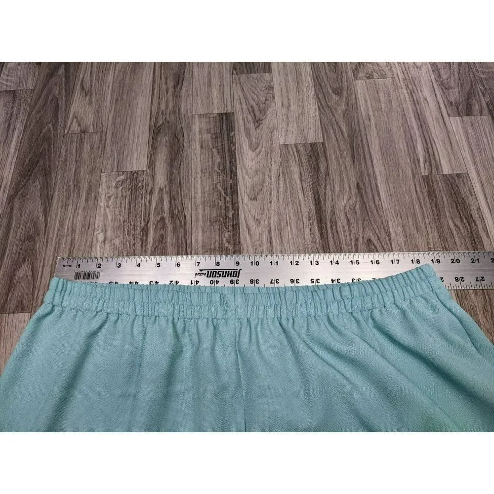 (3/$35) Dressbarn‎ Womens Plus Size 24W Teal Pull On Elastic Waist Pants